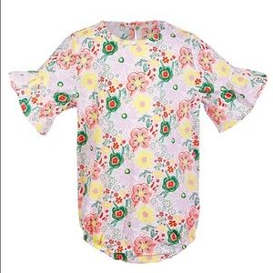 BRAND NEW Floral Girls Bodysuit